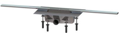 KESSEL Duschrinne Linearis Infinity 90 L: 1000 mm, DN 50, Edelstahl gebürstet 45200.10