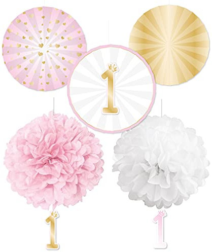 1st Birthday Pink Decor Kit