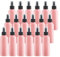 TIANZD 50 Pieces Empty 100 ml Pink PET Plastic Fine Mist Pump Spray Bottles with Black Top Portable Sprayer for Perfume Water Cosmetic Travel Containers Refillable, 2X Funnel
