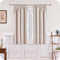 MRTREES Blackout Curtains for Window, Thermal Pencil Pleat Curtains for Bedroom Living Room, 2 Panels 117x167 CM 46x66 Inch Beige