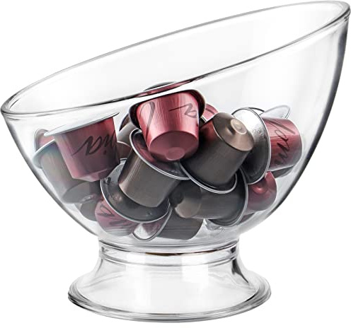 MOLIGOU Coffee Pod Holder Bowl, Coffee Capsule Container, Coffee Pod Storage Organizer for Kitchen Counter