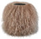 Qult Farluce Kerze Echtpelz - Tibet Lamm - Farbe (Taupe)