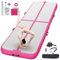 FBSPORT Trainingsmatte, 20 cm, Höhe, aufblasbar, Air Tumbling Track 4 m, Gymnastikmatte, aufblasbar, Tumbling, Gymnastikmatte, für Turner, Tumbling, Yoga, mit Pumpe