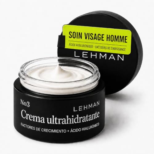 Crema Hidratante Facial Hombre Antiedad Antiarrugas 72h Hidratación Profunda Absorción Rápida Textura Ligera Piel Grasa Mixta Seca Cuidado Facial Hombre Natural Efecto Reafirmante Revitalizante 50ml