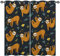 ANHOPE Nette Dschungel Tier Faultier Vorhänge mit Ösen Kinder Jungen Mädchen Gardinen Blickdichte Thermo Vorhang Blackout Curtain Schlafzimmer Wohnzimmer Verdunklungsvorhänge 2er Set H 138 x B 168 cm