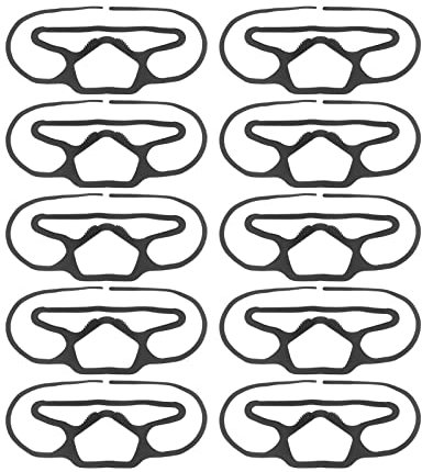 Pssopp 10 Stück 3D Maskenhalterung Masken die den Mund Bedecken der Innere Stützrahmen Bequeme Gesichtsabdeckungsklammer für die Lippenstiftgrundierung
