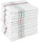 CHELY INTERMARKET Paños Cocina Pack 12 Unidades 45x45cm Blanco Algodón Suave Alta Absorción Reutilizables Secado Rápido Vajilla Hogar Restaurantes Cocina Profesional Lavables