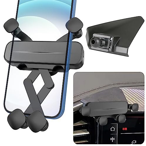 LUNQIN Kfz-Handyhalterung für Audi Q4 Etron 2022 2023 2024 Sportback Autozubehör Innendekoration Handy Smartphone Halterung