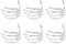 TITA-DONG Serviettenringe 6er-Set, Halloween-Dekorationen, Serviettenring, Kreative Horror-Skelett-Hand, Exquisiter Gruseliger Serviettenhalter aus Legierung für Halloween-Party-Tischvorhang(Silber)