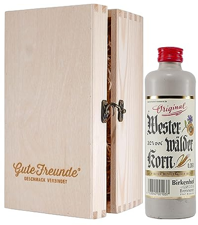 Birkenhof Westerwälder Korn 0,35L mit Geschenk-HK