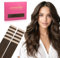 WENNALIFE Tape Extensions Echthaar, 25cm 20g 10 Stück Invisible Tape in Extensions Echthaar, Echthaar Extensions Tape, Haarverlängerung Echthaar, Remy Gerade Haarextension Echthaar #4 Schokoladenbraun
