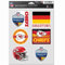 Wincraft NFL Frankfurt Aufkleber 6er Set 18x13cm Kansas City Chiefs