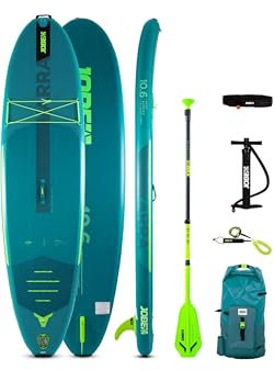 Jobe Yarra 10.6 Aufblasbares Paddelboard Paket Teal Jobe Yarra 10.6 Aufblasbares Paddle Board Paket Blaugrün