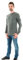 Calvin Klein Jeans Badge Waffle LS TEE L/S Knit Tops Men's, Grey (Endless Grey), S