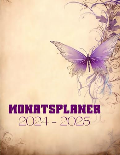 Montasplaner 2024 2025: Monatsplaner Kalender 2024-2025-Januar 2024 bis Dezember 2025| 24 Monate mit Feiertagen, Geburtstage, Wichtige date, Passwörter, und notizen.