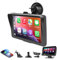 Podofo Senza Fili Carplay Android Auto Autoradio Portatile 7 Pollici Touchscreen Auto Radio con Schermo con Bluetooth Trasmettitore FM Mirror Link GPS AUX 7-32V
