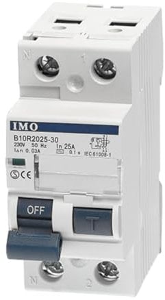 Interrupteur Différentiel Phase Neutre 1p+n 300ma 63a - Type Ac - 10ka - Bornes Alignés - Imo
