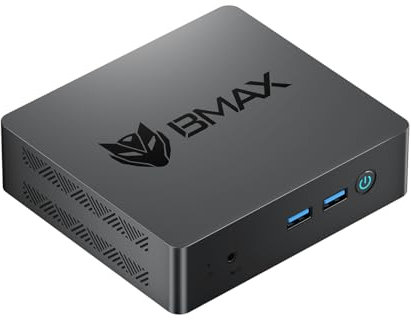BMAX Mini PC W-11 N5095 (bis zu 2,9 GHz) 8GB LPDDR4 256GB SSD,Micro PC,2,5-Zoll-SSD/Gigabit Ethernet/WiFi-5/ BT5.0/ Dual HDMI/ 4K@60Hz UHD Dual Display Mini Computer Büro/Schule Mini Desktop Pc