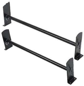 dachträger Van-Dachträger 2-3 Stangen Dachträger Aus Legiertem Stahl Regenrinnen-Dachträger Van-Leiterträger Für Savana Usw dachgepäckträger(500 lbs White)