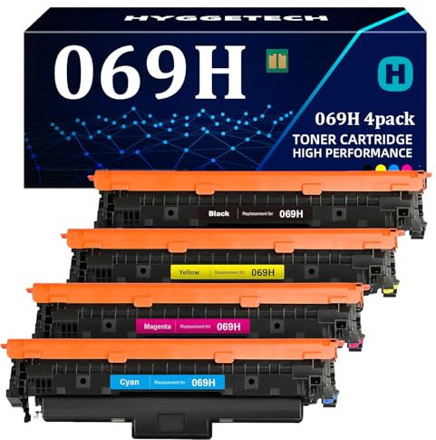 Hyggetech 069H Toner Mit Chip Kompatibel für Canon 069 069H Toner Cartridge Ersatz für CRG-069 CRG-069H für imageCLASS MF751Cdw MF753Cdw MF752Cdw MF756Cx LBP673Cdw LBP674Cdw LBP674Cx