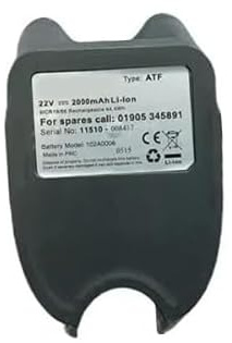 Ukkipower 22V 2000mAh 102A0008 Mk1 ATF001 Replacement Battery For Gtech Multi K9 hand held