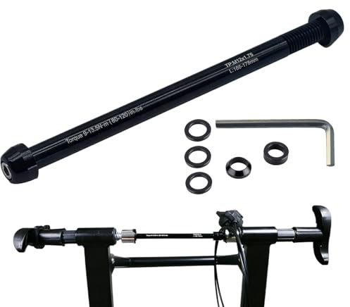 Gcerfby Fahrradtrainer-Spieß – Schnellspanner-Ersatzachse, multifunktional, einfache Installation, Reitzubehör für Outdoor-Aktivitäten, Abenteuer, Reisen, Camping