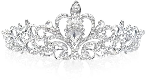 Benaton Kristallkrone Tiara, Barock Krone, Prinzessin Kristallkrone, Königin Vintage Strass Stirnband, Für Braut Weihnachten Geschenke