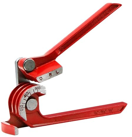 AsrMyjcx Tube Bender Outil Manuel Cintrage Tubes Cuivre Aluminium Tubes Souples Structure Rainurée Aluminium Adapté Réparation Climatisation Ventilation Automo, Style A