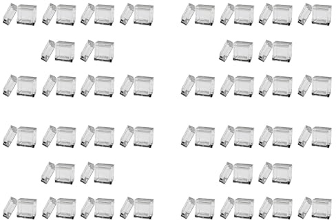 Frewurwer 40 StüCk Acryl-Box-Tabletts für 0,39 10 mm Elements-WüRfel, Transparente HüLle, Periodensystem-Halterung für Elements-Sammlungen