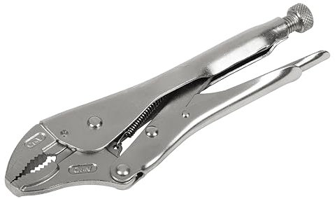 Sealey Ak6821 Locking Pliers Curved Jaws 230Mm 0-45Mm Capacity