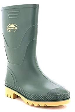 StormWells SPLASH Kids Junior PVC Wellington Boots Black UK
