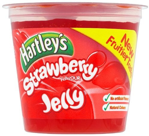 Hartleys Strawberry Flavour Jelly 125 g (Pack of 24)