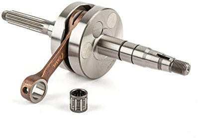 Kurbelwelle verstärkt 12mm KoBo 16mm Stumpf China 2-Takt | Doppel-V-Membrane, Membranblockeinsatz inklusive, S6-3219002 kompatibel mit Gilera Runner 50 Bj. 1999 - 2000