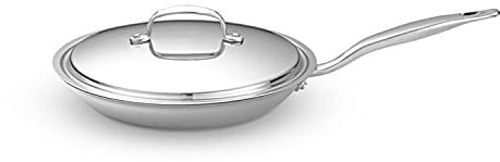 Hammer Stahl Stainless Steel 10.5 Inch Fry Pan with Cover