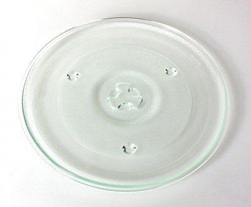 daniplus© Plateau rotatif Ø 27 cm compatible avec différents micro-ondes Medion – Assiette en verre micro-ondes
