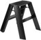 Hasegawa Ladders Lucano Tritthocker, breit 2, Schwarz