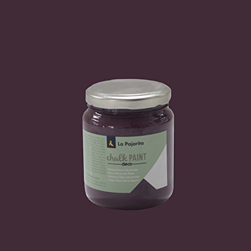 La Pajarita 128637 Pintura para Decoración y DIY, Chalk, 1, Morado (Aubergine)