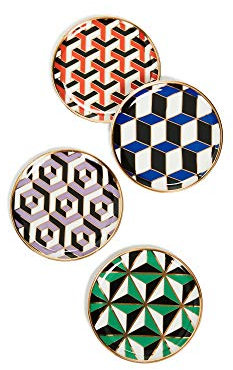Jonathan Adler Versailles Untersetzer, Mehrfarbig