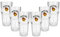 Malibu Longdrink Glas Gläser 2/4cl geeicht - 6er Set