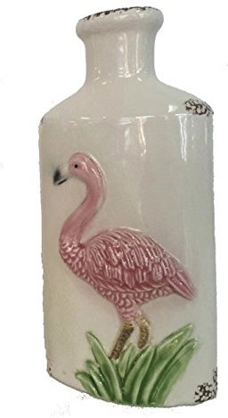 Vase Pastel Tischvase Flamingo Blumentopf Origami Design Keramik Hohe nach Wahl (Hohe 22 cm)