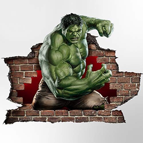 Pellicola adesiva in PVC con effetto 3D - Hulk 150x100