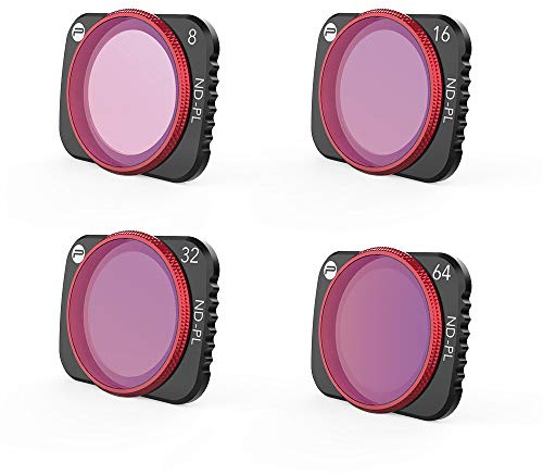 Hensych für PGYTECH Kameraobjektivfilter für Mavic Air 2 Filter (Professional) (NDPL 8 16 32 64)