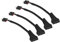 zdyCGTime Cable Adaptador de Placa Base, USB 3.0 19Pin Hembra a USB 2.0 9Pin Conector de Cable de computadora convertidor Hembra, Placa Base 9Pin Hembra a 20Pin Hembra Cobre Puro.(15cm/4piezas)