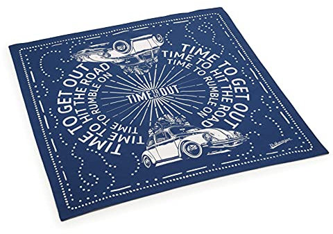 Volkswagen 7E9084331A530 Halstuch Tuch Schal Heritage Käfer, blau 50x50cm
