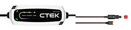 CTEK 40-106 Smart Battery Charger & Cigarette Lighter Connector Adaptor 56-263