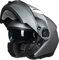 ILM Motorradhelm Klapphelm Integralhelm Doppelvisier ECE22.06 Modell 159,Grau,L