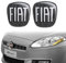 Fiat 14186D-14187B 3D Aufkleber Logo Bravo, Schwarz, 2 Stücke, Vorne und Hinten