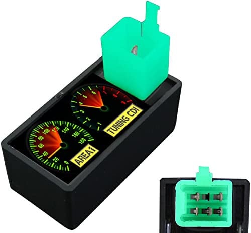 Area1 Tuning CDI Zündeinheit offen ungedrosselt für 50ccm GY6 China 4-TAKT mit 5 Pin Anschluss Kompatibel mit BT50-QT BT49-QAGM, Flex, Tech, (Typ2 (5 Pin) ungedrosselt)