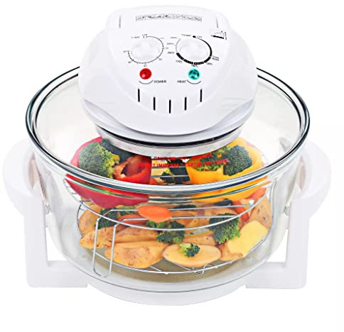 Kstyhome Four Halogène à convection avec Anneau d'extension 1400 W 17 L