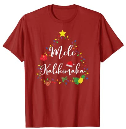 Mele Kalikimaka Shirt für Damen, Hawaii, Weihnachten T-Shirt